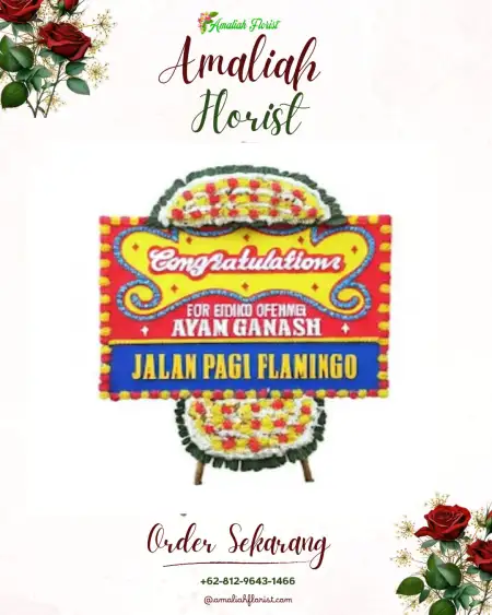 Sewa Papan Bunga Mengening